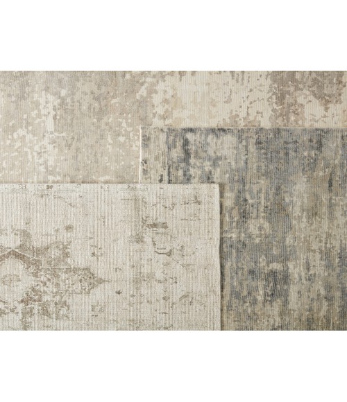 MBB03 Canyon Rug Barclay Butera by Jaipur Living Canyon Handmade Medallion Ivory/ Light Gray Area Rug 10'X14'