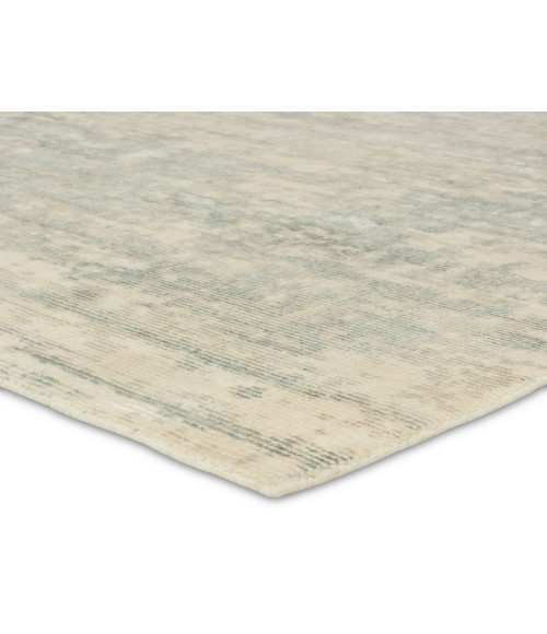 Barclay Butera by Jaipur Living Retreat Handmade Abstract Teal/ Cream Area Rug 5'X8'