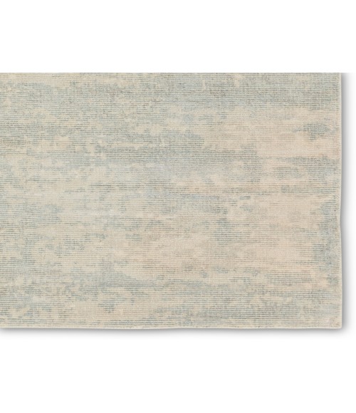 Barclay Butera by Jaipur Living Retreat Handmade Abstract Teal/ Cream Area Rug 5'X8'