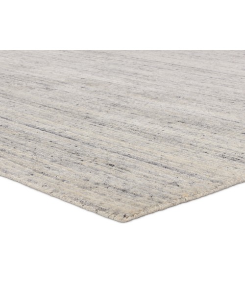 Jaipur Living Vassa Handmade Solids & Heathers White/ Gray Area Rug (5'X8')