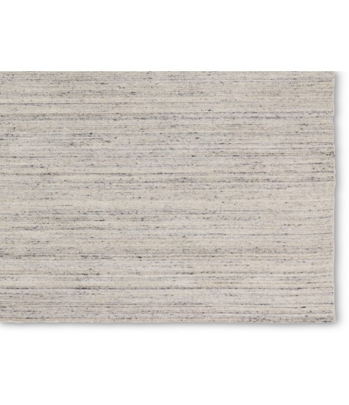 Jaipur Living Vassa Handmade Solids & Heathers White/ Gray Area Rug (5'X8')