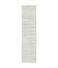 Jaipur Living Vassa Handmade Solid White/ Gray Runner Rug 3'X12'