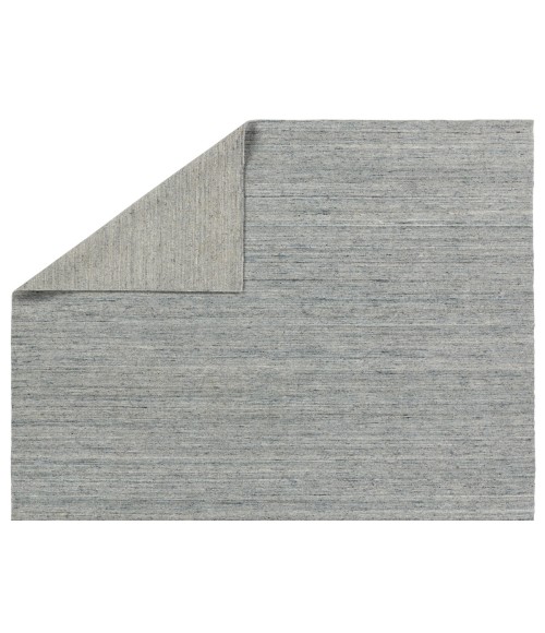 Jaipur Living Vassa Handmade Solid Blue/ Gray Runner Rug 3'X12'