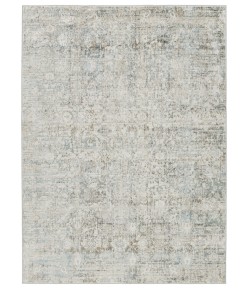 Vibe by Jaipur Living Melo Kenrick MEL08 Black Light Blue 6 ft. 7 in. X 9 ft. 6 in. Rectangle Rug