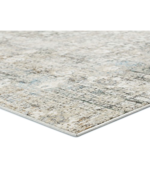 Melo Area Rug Vibe by Jaipur Living Kenrick Floral Gray/ Light Blue Area Rug (6'7"X9'6")