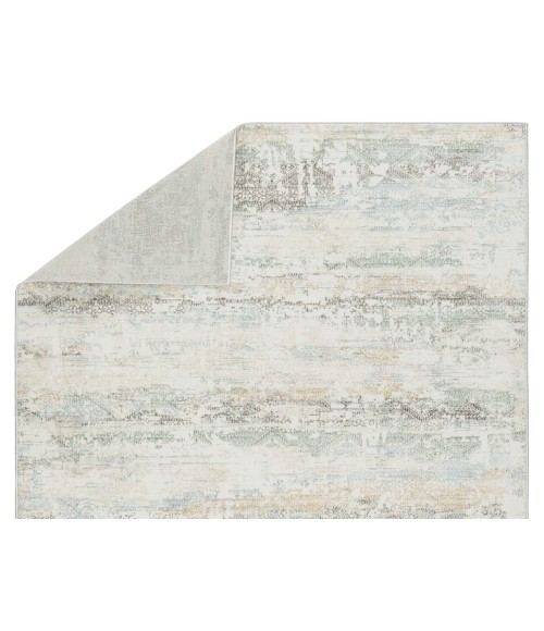 Melo Area Rug Vibe by Jaipur Living Chantel Trellis Gray/ Green Area Rug (5'3"X8')