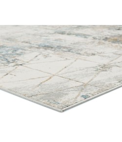 Vibe by Jaipur Living Melo Arya MEL10 Black Light Blue 5 ft. 3 in. X 8 ft. Rectangle Rug