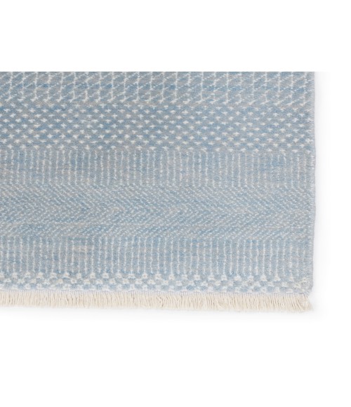 Jaipur Living Adler Tribal Sky Blue/ Ivory Area Rug (8'X10')