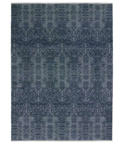 Merritt Area Rug Jaipur Living Bram Tribal Dark Blue/ Ivory Area Rug (6'X9')