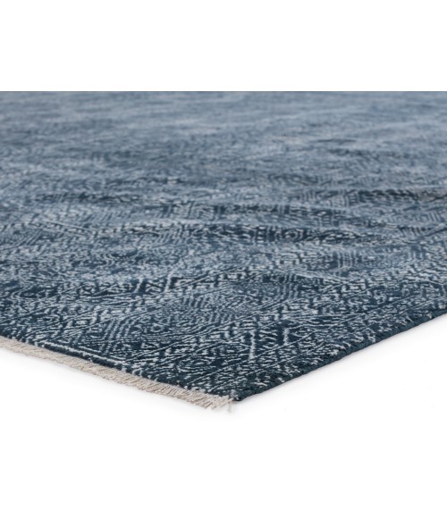 Merritt Area Rug Jaipur Living Bram Tribal Dark Blue/ Ivory Area Rug (6'X9')