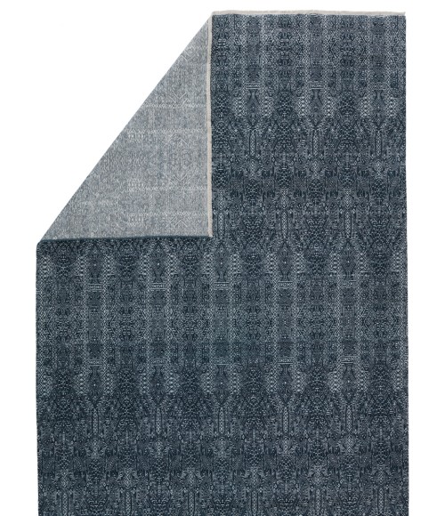 Merritt Area Rug Jaipur Living Bram Tribal Dark Blue/ Ivory Area Rug (6'X9')
