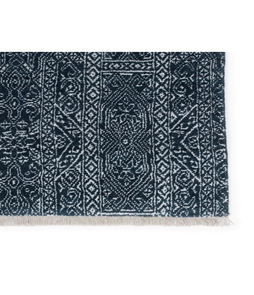 Merritt Area Rug Jaipur Living Bram Tribal Dark Blue/ Ivory Area Rug (6'X9')