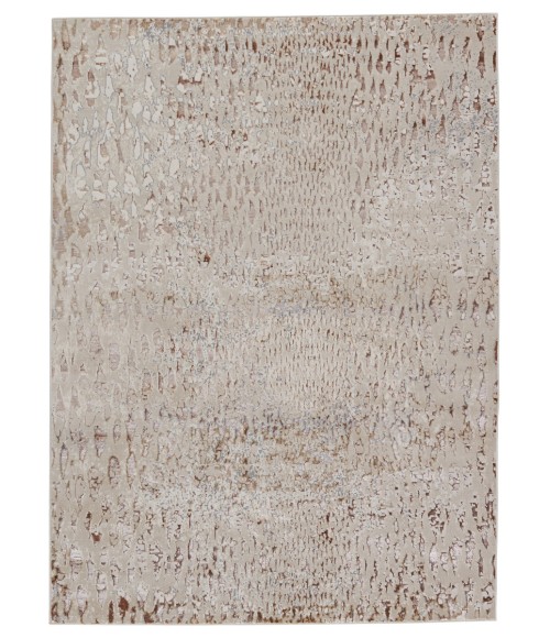 Nikki Chu by Jaipur Living Kimball Animal Beige/ Bronze Area Rug (6'7"X9'6")