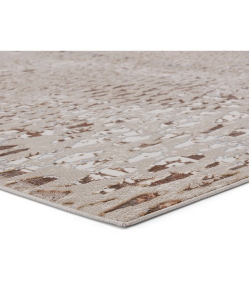 Nikki Chu by Jaipur Living Kimball Animal Beige/ Bronze Area Rug (6'7"X9'6")
