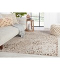 Nikki Chu by Jaipur Living Kimball Animal Beige/ Bronze Area Rug (6'7"X9'6")