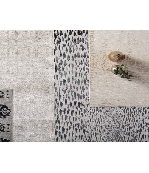 Nikki Chu by Jaipur Living Kimball Animal Beige/ Bronze Area Rug (6'7"X9'6")