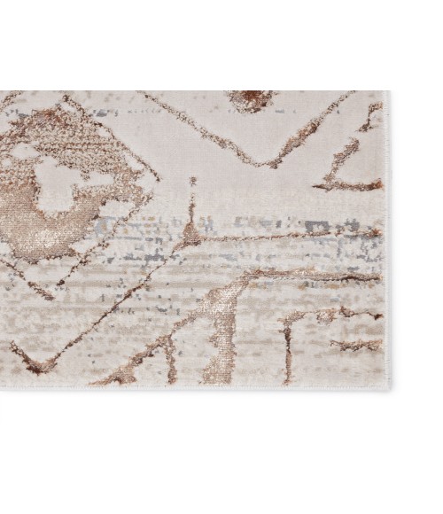 Malilla By Nikki Chu Area Rug Nikki Chu by Jaipur Living Kalindi Tribal Cream/ Taupe Area Rug (5'X7'6")