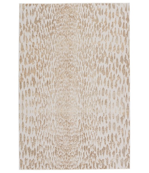 Nikki Chu by Jaipur Living Kimball Animal Ivory/ Gold Area Rug (9'6"X13')