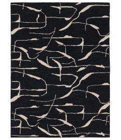 Jaipur Living Mallino By Nikki Chu Noir MNK01 Black - White 9 ft. X 12 ft. Rectangle Rug