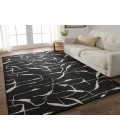Jaipur Living Mallino By Nikki Chu Black MNK01 18 in. Swatch Square Rug