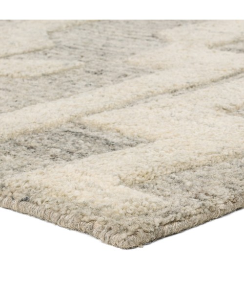 Nikkichu Mallino By Nikki Chu Ivorywhite Mnk02 7 Ft. 9 In. X 9 Ft. 9 In. Rect. Rug