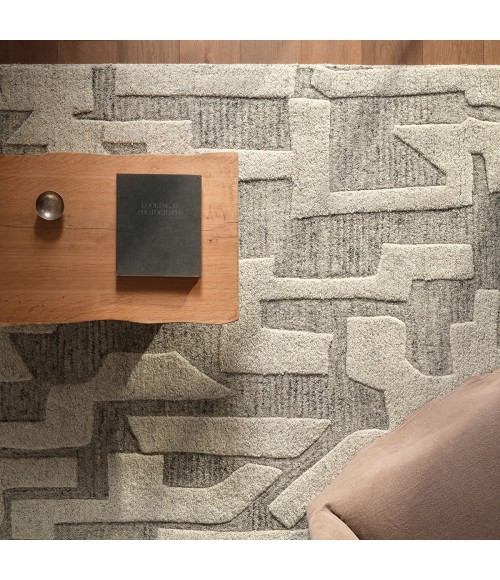 Nikkichu Mallino By Nikki Chu Ivorywhite Mnk02 7 Ft. 9 In. X 9 Ft. 9 In. Rect. Rug