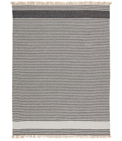 Vibe by Jaipur Living Morro Bay Strand MRB01 Dark Gray - Beige 3 ft. X 8 ft. Rnr Runner Rug