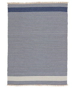 Vibe by Jaipur Living Morro Bay Strand MRB03 Blue - Beige 3 ft. X 8 ft. Rnr Runner Rug