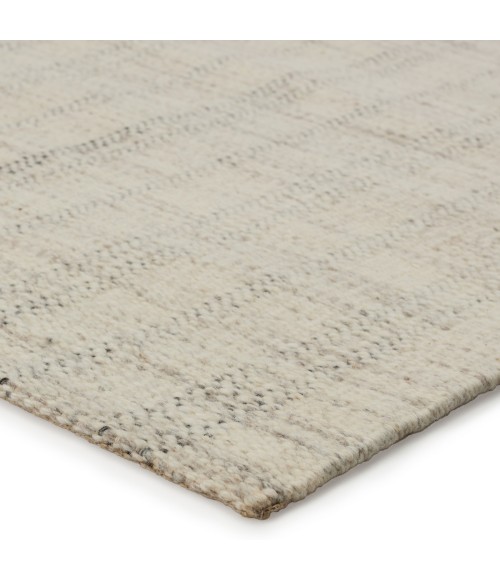 Jaipur Living Marietta Handmade Striped Cream/ Black Area Rug 8'X10'