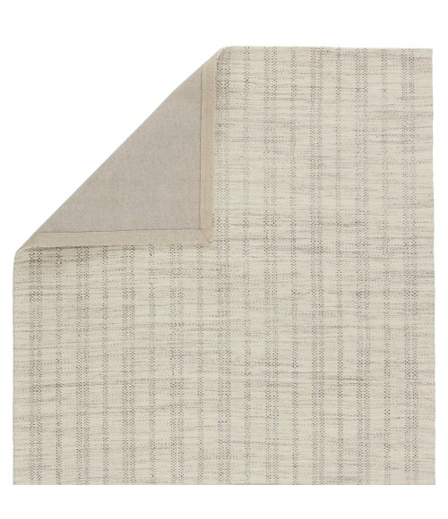 Jaipur Living Marietta Handmade Striped Cream/ Black Area Rug 8'X10'