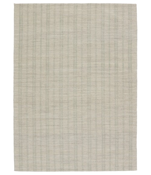 Jaipur Living Marietta Handmade Striped Light Gray/ Light Green Area Rug 8'X10'