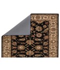 Jaipur Living Selene Handmade Floral Black/ Beige Oval Area Rug (8'X10')