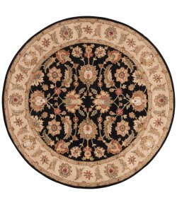 Jaipur Living Mythos Selene MY03 Black/Beige 10 ft. X 10 ft. Round Rug