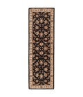 Mythos Area Rug Jaipur Living Selene Handmade Floral Black/ Beige Runner Rug (2'6"X10')