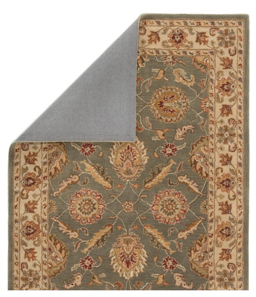 Mythos Area Rug Jaipur Living Callisto Handmade Floral Green/ Beige Area Rug (8'X10')