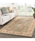 Mythos Area Rug Jaipur Living Callisto Handmade Floral Green/ Beige Area Rug (8'X10')