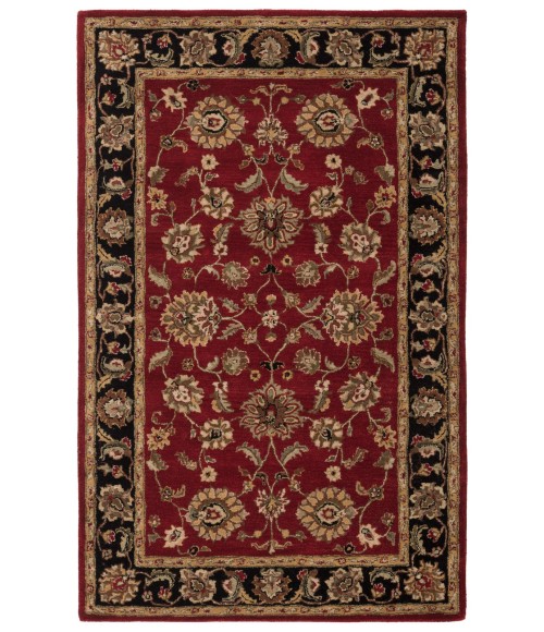 Mythos Area Rug Jaipur Living Anthea Handmade Floral Red/ Black Area Rug (8'X10')