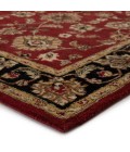 Mythos Area Rug Jaipur Living Anthea Handmade Floral Red/ Black Round Area Rug (10'X10')