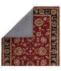 Mythos Area Rug Jaipur Living Anthea Handmade Floral Red/ Black Round Area Rug (10'X10')
