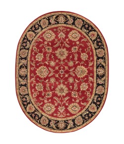 Jaipur Living Mythos Anthea MY08 Red/Black 8 ft. X 10 ft. Oval Rug