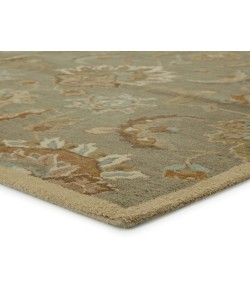 Jaipur Living Abers Handmade Floral Gray/ Beige My14 Area Rug 10 ft. X 14 ft. Rectangle