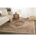 Vibe by Jaipur Living Irenea Medallion Tan/ Ivory Runner Rug (2'6"X12')