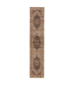 Vibe by Jaipur Living Myriad Irenea MYD02 Tan/Ivory 2 ft. 6 in. X 12 ft. Rectangle Rug