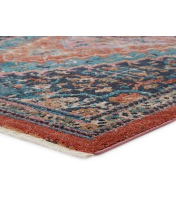 Vibe By Jaipur Living Marielle Medallion Blue/ Rust Myd13 Area Rug 7 ft. 10 in. X 11 ft. 1 in. Rectangle