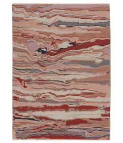 Vibe by Jaipur Living Myriad Jolene MYD14 Pink/Red 9 ft. 6 in. X 12 ft. 7 in. Rectangle Rug