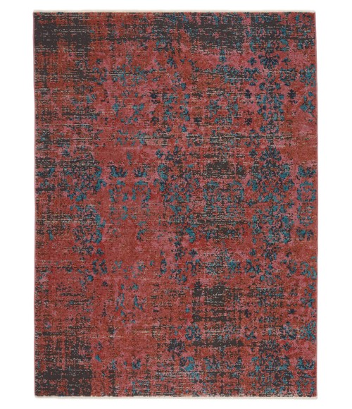 Myriad Area Rug Vibe by Jaipur Living Ezlyn Abstract Red/ Teal Area Rug (5'X7'6")