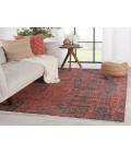 Myriad Area Rug Vibe by Jaipur Living Ezlyn Abstract Red/ Teal Area Rug (5'X7'6")