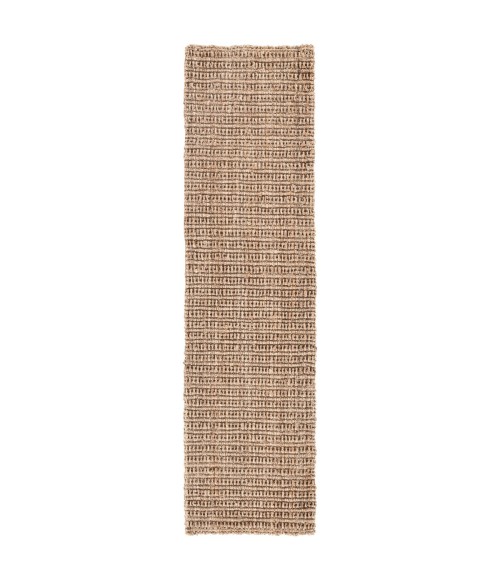 Jaipur Living Achelle Natural Solid Taupe Runner Rug (2'6"X9')