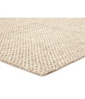 NAS07 Naples Rug Jaipur Living Naples Natural Solid White/ Taupe Runner Rug 3'X12'