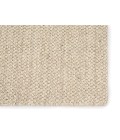 NAS07 Naples Rug Jaipur Living Naples Natural Solid White/ Taupe Runner Rug 3'X12'